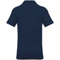 Navy - Back - Kariban Mens Pique Polo Shirt