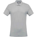 Snow Grey - Front - Kariban Mens Pique Polo Shirt