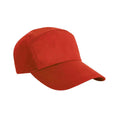 Red - Front - Result Headwear Advertising Snapback Cap