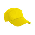 Yellow - Front - Result Headwear Advertising Snapback Cap