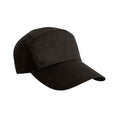 Black - Front - Result Headwear Advertising Snapback Cap