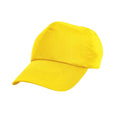 Yellow - Front - Result Headwear Unisex Adult Cotton Baseball Cap