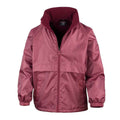 Burgundy - Front - Result Core Childrens-Kids Fleece Lined Jacket