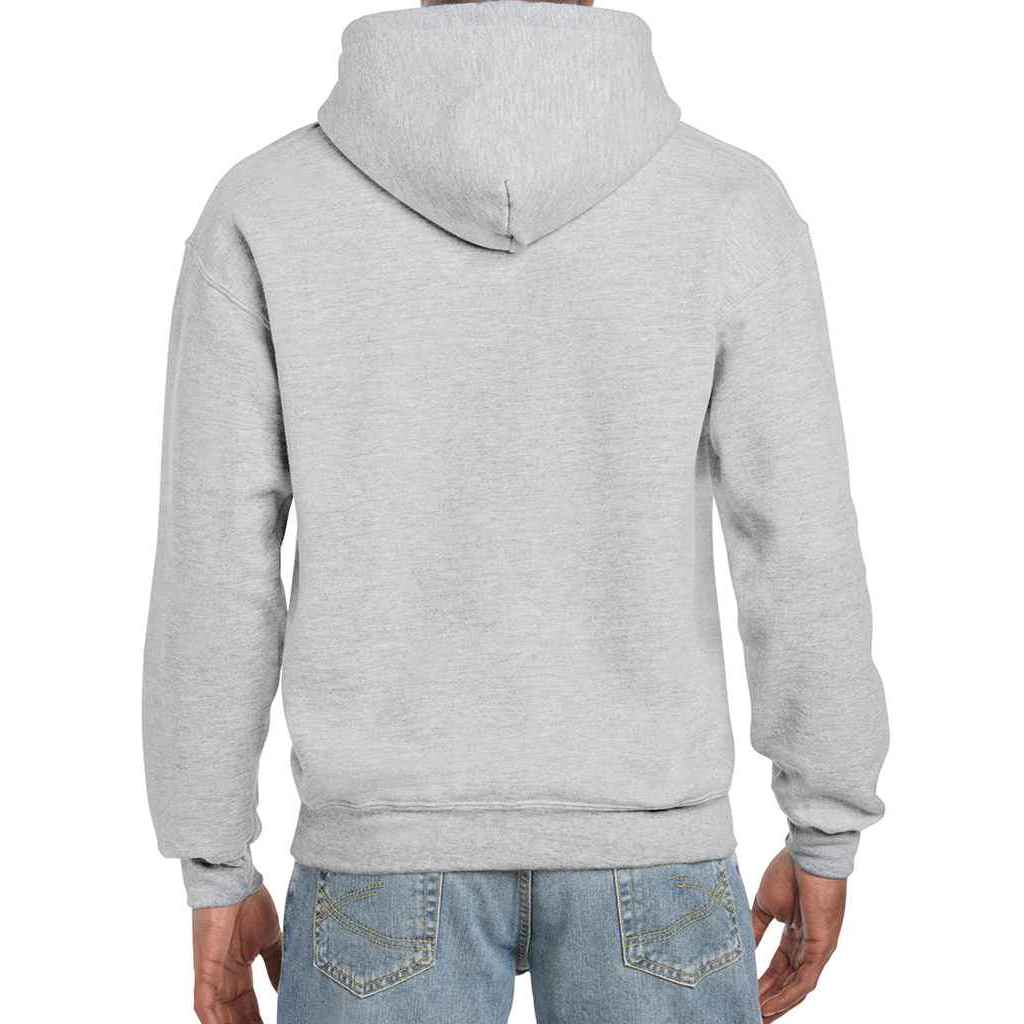Ash - Back - Gildan Mens DryBlend Hoodie