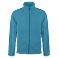 Tropical Blue - Front - Kariban Mens Falco Fleece Jacket