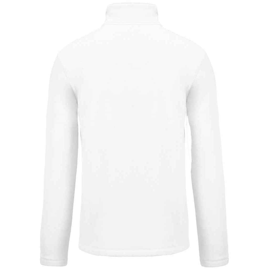 White - Back - Kariban Mens Falco Fleece Jacket