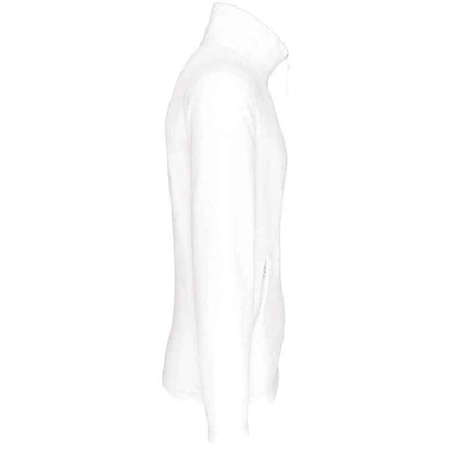 White - Side - Kariban Mens Falco Fleece Jacket