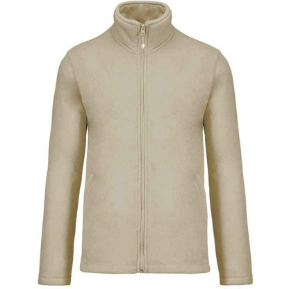 Beige - Front - Kariban Mens Falco Fleece Jacket