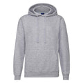 Light Oxford - Front - Russell Unisex Adult Hooded Sweatshirt