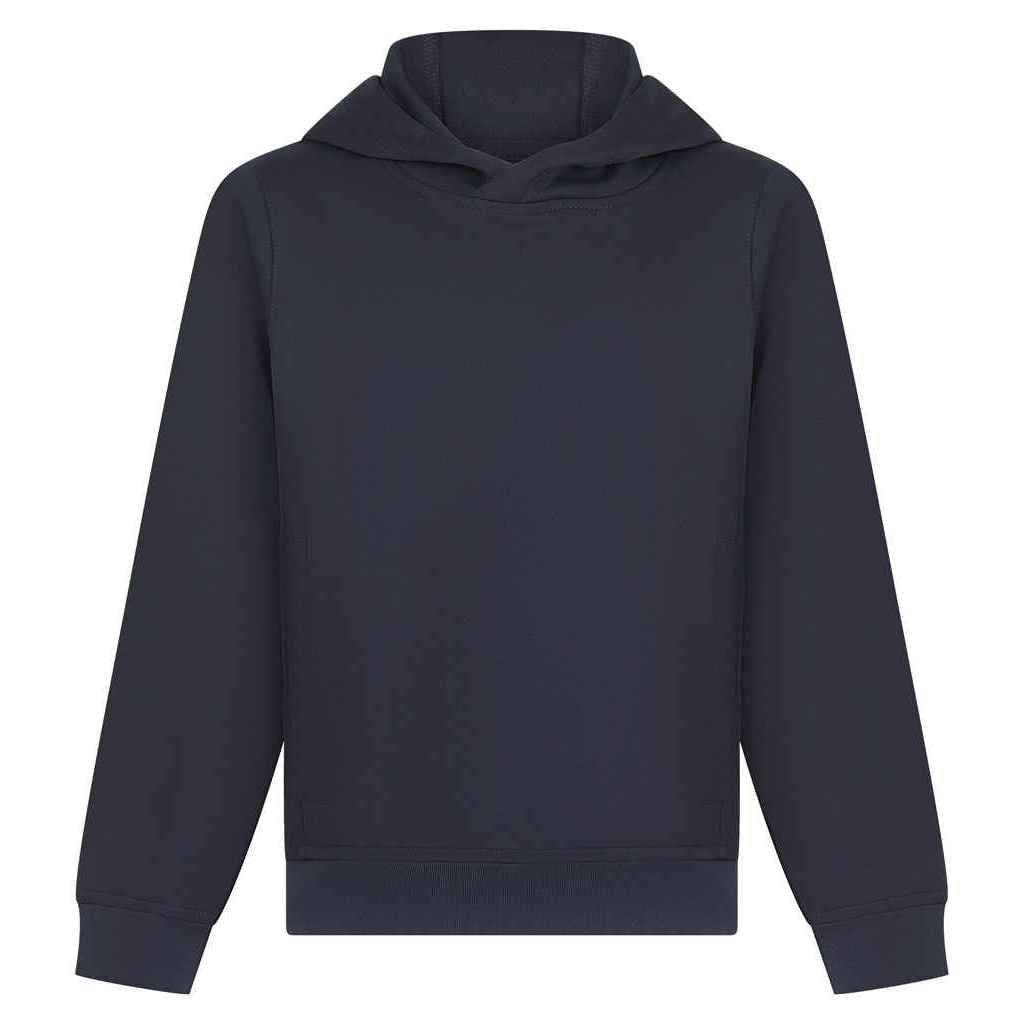 Navy - Front - Finden & Hales Childrens-Kids Team Hoodie