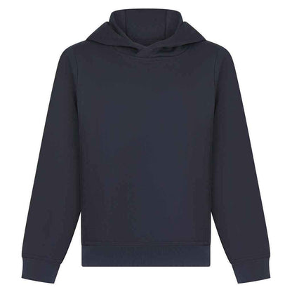 Navy - Front - Finden & Hales Childrens-Kids Team Hoodie