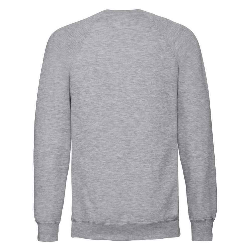 Light Oxford - Back - Russell Mens Raglan Sweatshirt