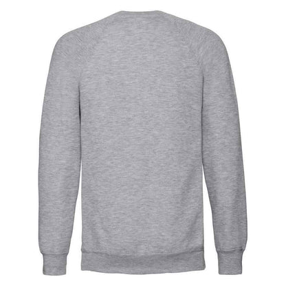 Light Oxford - Back - Russell Mens Raglan Sweatshirt