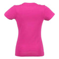 Pink - Back - SF Womens-Ladies Feel Good Heather Stretch T-Shirt