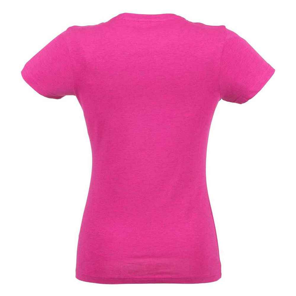 Pink - Back - SF Womens-Ladies Feel Good Heather Stretch T-Shirt