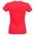 Red - Back - SF Womens-Ladies Feel Good Heather Stretch T-Shirt