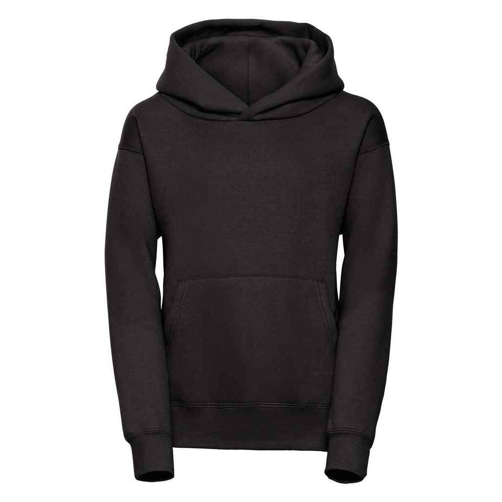 Black - Front - Jerzees Schoolgear Childrens-Kids Hoodie