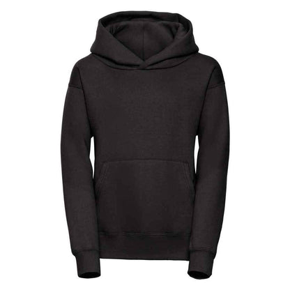 Black - Front - Jerzees Schoolgear Childrens-Kids Hoodie