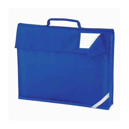 Bright Royal Blue - Front - Quadra Childrens-Kids Reflective Book Bag