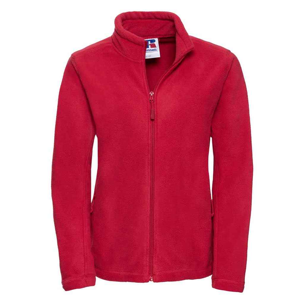 Classic Red - Front - Russell Womens-Ladies Outdoor Fleece Jacket