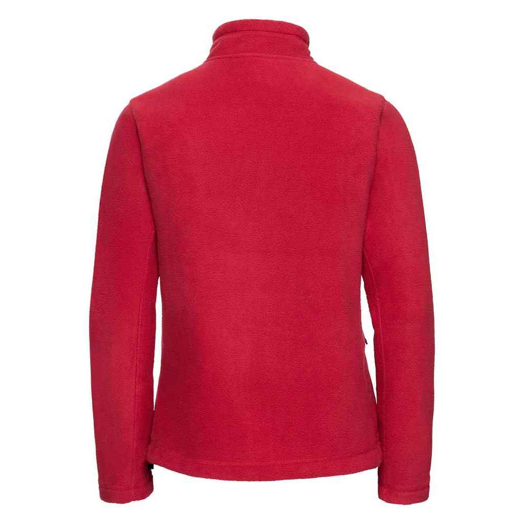 Classic Red - Back - Russell Womens-Ladies Outdoor Fleece Jacket