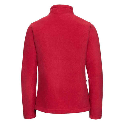 Classic Red - Back - Russell Womens-Ladies Outdoor Fleece Jacket