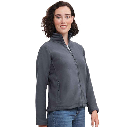 Convoy Grey - Lifestyle - Russell Womens-Ladies Outdoor Fleece Jacket
