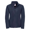 French Navy - Front - Russell Womens-Ladies Outdoor Fleece Jacket