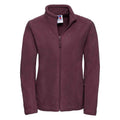 Burgundy - Front - Russell Womens-Ladies Outdoor Fleece Jacket