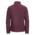 Burgundy - Back - Russell Womens-Ladies Outdoor Fleece Jacket