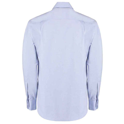 Light Blue - Back - Kustom Kit Mens Executive Oxford Long-Sleeved Shirt