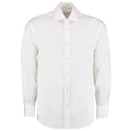 White - Front - Kustom Kit Mens Executive Oxford Long-Sleeved Shirt