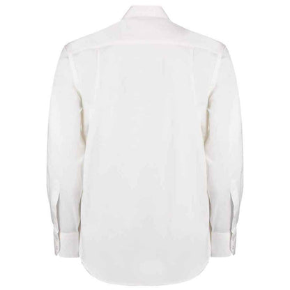 White - Back - Kustom Kit Mens Executive Oxford Long-Sleeved Shirt