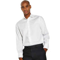 White - Side - Kustom Kit Mens Executive Oxford Long-Sleeved Shirt