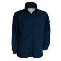 Navy - Front - Karben Mens Lined Windbreaker