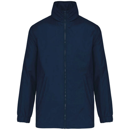 Navy - Front - Karben Mens Lined Windbreaker