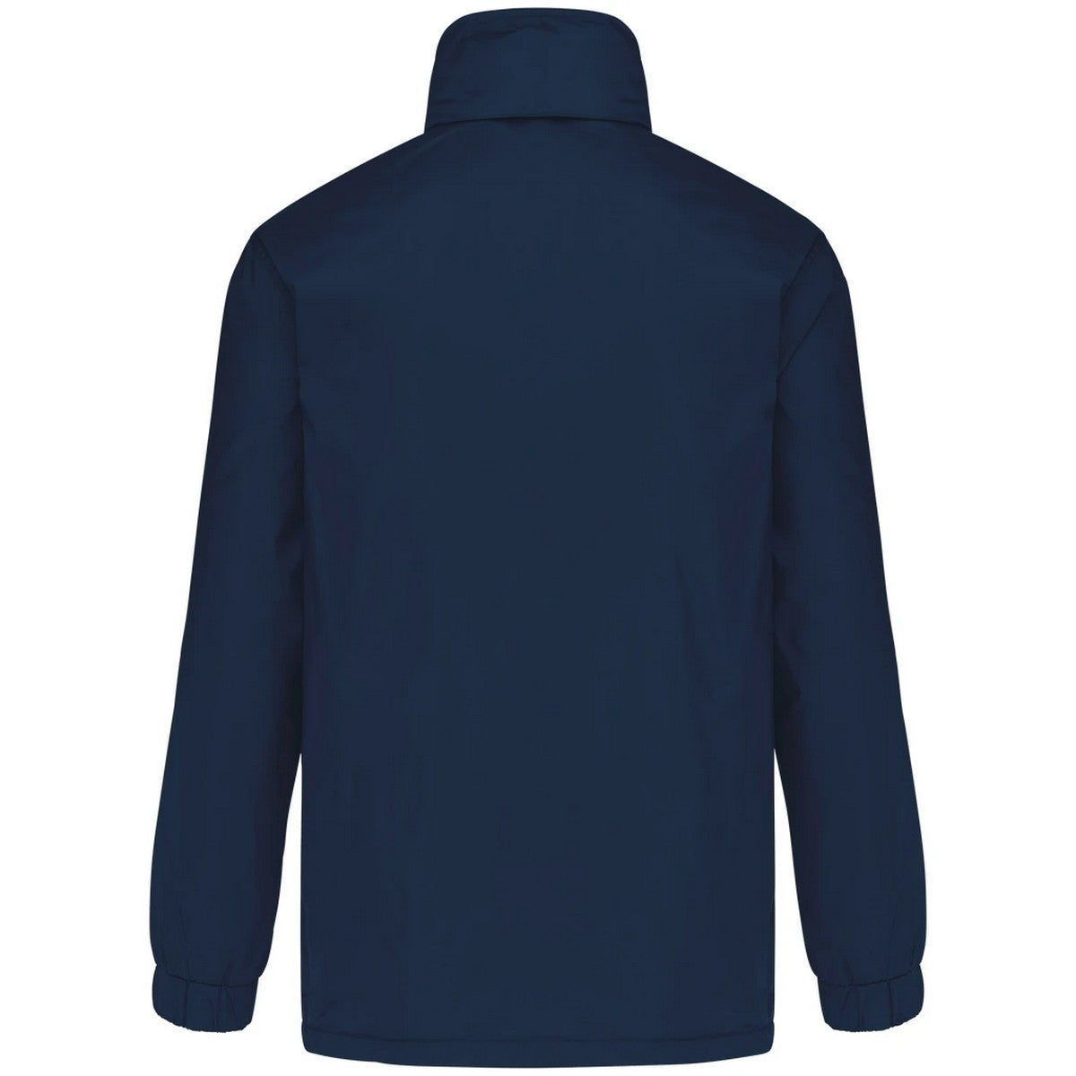 Navy - Back - Karben Mens Lined Windbreaker