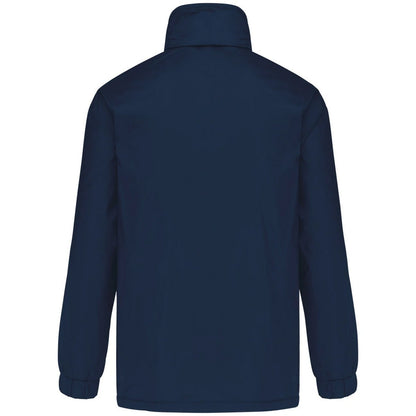 Navy - Back - Karben Mens Lined Windbreaker