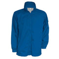 Royal Blue - Front - Karben Mens Lined Windbreaker