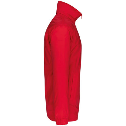 Red - Side - Karben Mens Lined Windbreaker