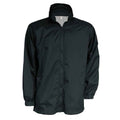 Black - Front - Karben Mens Lined Windbreaker