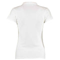 White - Back - Kustom Kit Womens-Ladies Corporate V Neck Top