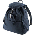 Oxford Navy - Front - Quadra Vintage Canvas Backpack