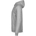 Heather Grey - Side - Tee Jays Mens Athletic Hoodie