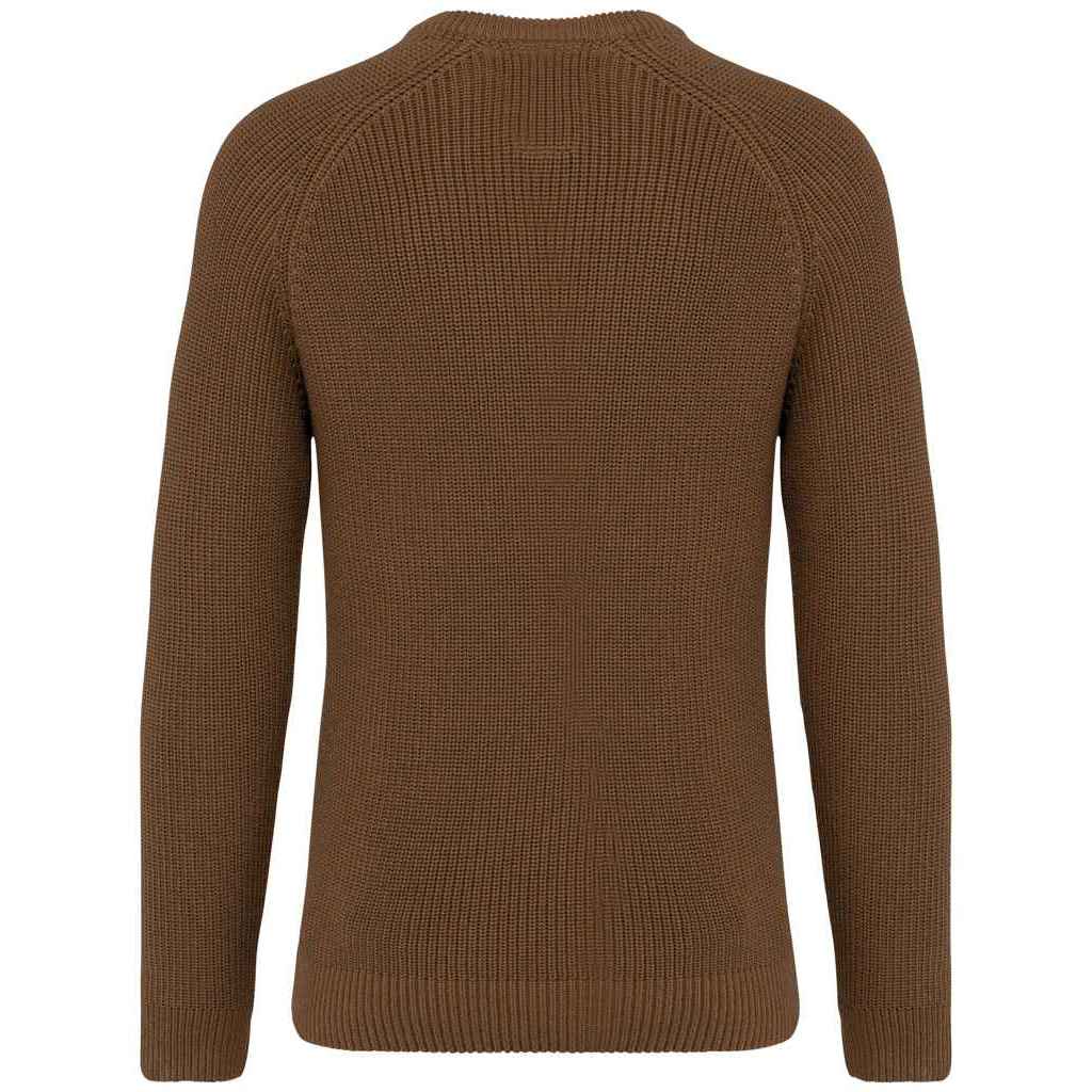 Toffee - Back - Native Spirit Mens Chunky Knit Sweatshirt