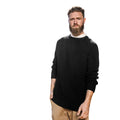 Black - Lifestyle - Native Spirit Mens Chunky Knit Sweatshirt