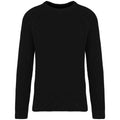 Black - Front - Native Spirit Mens Chunky Knit Sweatshirt