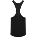 Black - Back - Tombo Mens Muscle Vest Top