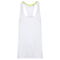 White - Front - Tombo Mens Muscle Vest Top