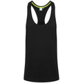 Black - Front - Tombo Mens Muscle Vest Top